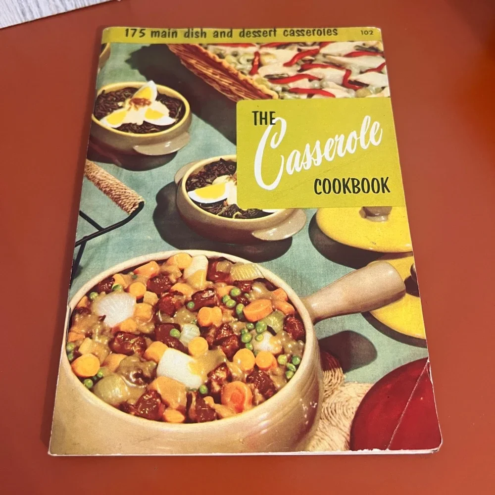 Vintage 1955 The Casserole Cookbook Culinary Arts Institute Retro Mid Century